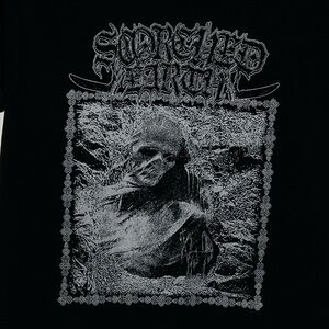 Scorched Earth Heavy Metal Band Concert Tour Shirt M Goth